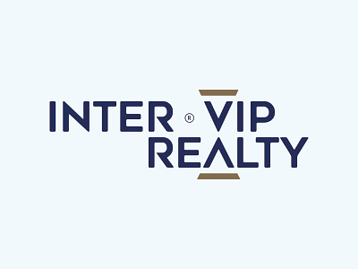 INTER VIP REALTY Logo Design branding branding design corporate design logo logo design