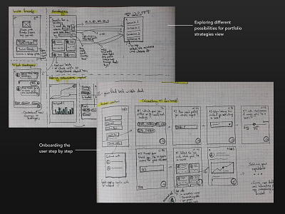 Sketches into paper prototype with Marvel pop