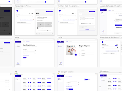 Voice and conversational Knowledge base - panto.ai ai app chatbot design ui user flow ux uxui voice assistant voice search web app