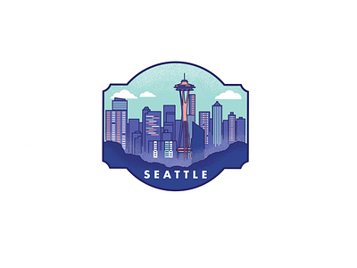 Seattle Beanie Badge design