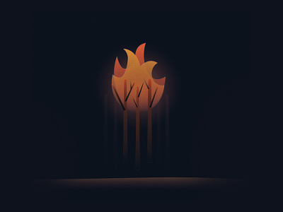 I need a forest fire fire forest forest fire illustration james blake tree trees