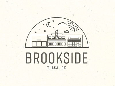 Brookside Tulsa branding brookside logo oklahoma tulsa