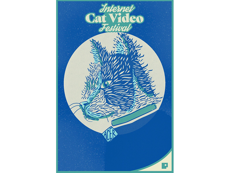 Acer Poster illustration poster cat acer