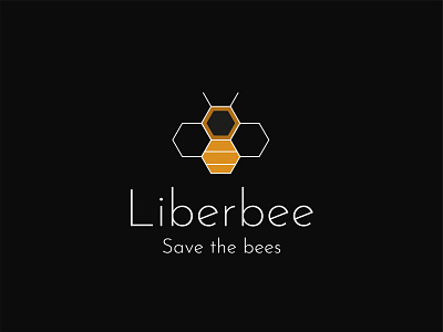 Save the bees design geometric hexagon logo hexagonal logo logodesign logotype symbol symbol designer vector