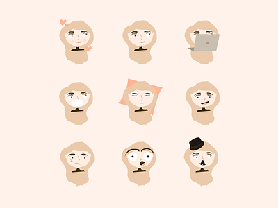 Playing around with emotions illustrations set #4 affinity designer apple pencil vectors applepencil character characters emoji character emojis emotions facial expressions illustraion illustrations memoji procreate procreate app procreate art procreateapp self portrait self portrait selfportrait vectors