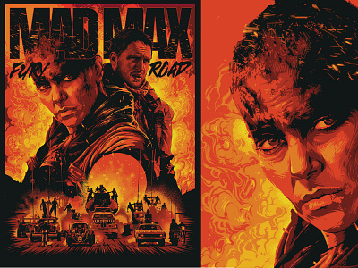 MAD MAX : Fury Road graphic design illustration poster poster art