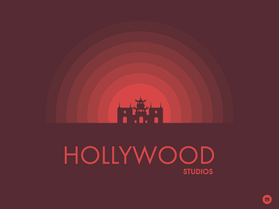 WDW 4 Parks Vector Studios 03 design disney world hollywood studios illustrator minimalist wdw