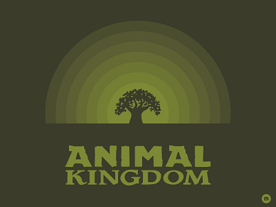 WDW 4 Parks Vector Animal Kingdom 04 animal kingdom design disney world illustrator minimalist wdw