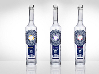 Bromil: fruit spirit label series