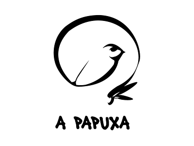 a papuxa diseño logo marca typography vector