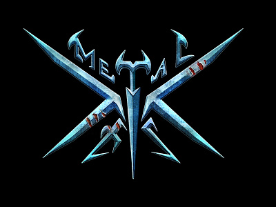 logo metalxis diseño heavy icon illustration logo logotipo metal metalxis musica typography