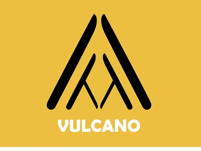 LOGO VULCANO branding diseño illustration logo logo design typography vector