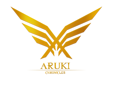 Aruki chronicles design logo logo design vector