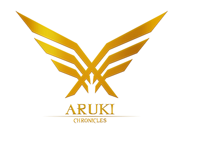 Aruki chronicles design logo logo design vector