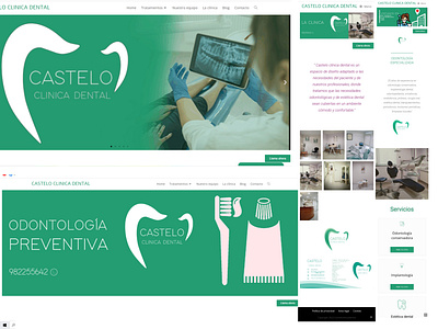 web site/ Castelo clínica dental