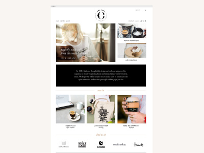CRU Homepage branding coffee cru ecommerce ecommerce app homepage landing layout organic shop ui ux web web design website