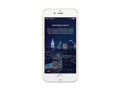 Mobile Case Study Screen - Forge