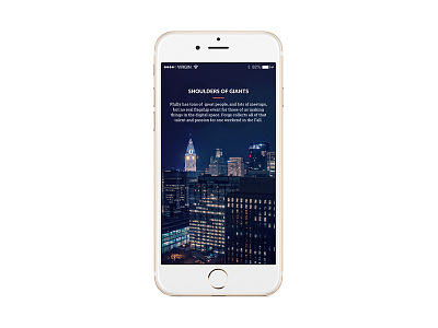 Mobile Case Study Screen - Forge