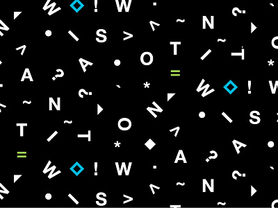 Watson Branding Pattern branding ibm letter patterns letters pattern repeat repeating pattern scatter typography watson