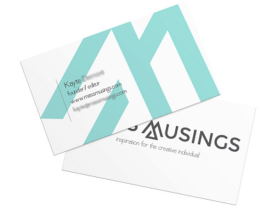 Mass Musings Identity identity design logo design
