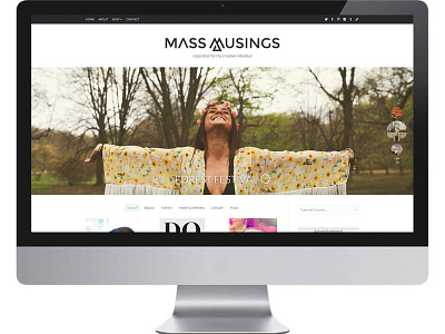 Mass Musings Website web design web development