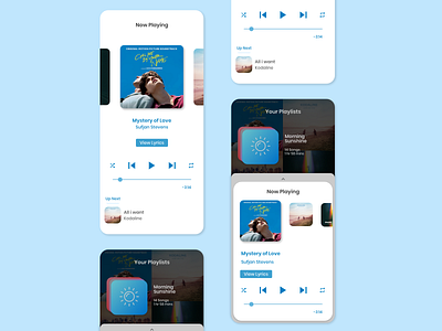 Music Player - Player Page android audio audio app audio player ios mobile mobile app music music app ui ux xd