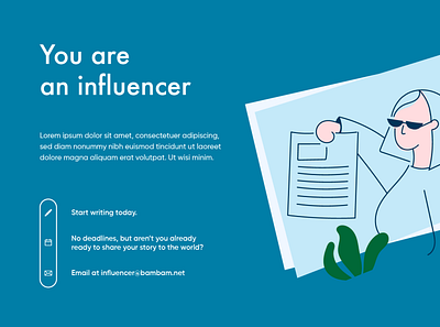 Influencer influencer poster