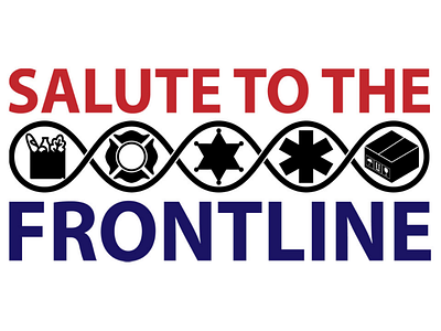 Salute to the Frontline logo