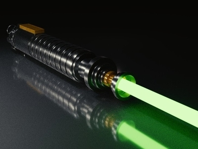 Light Saber model & render