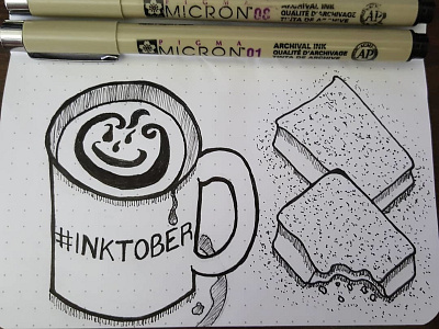 Inktober day 3 inked inktober2018 pen