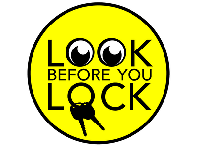 Look before you Lock logo logo