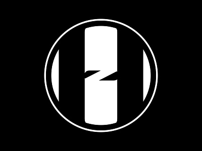 Letter HZ or ZH brand design elegant initial letter logo logo monogram modern monogram simple