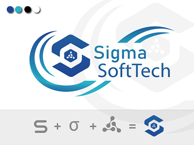 Sigma SoftTech - Tech Company animation branding design graphic design illustration lo logo logo design vector