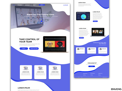 Webinar Landing page Design