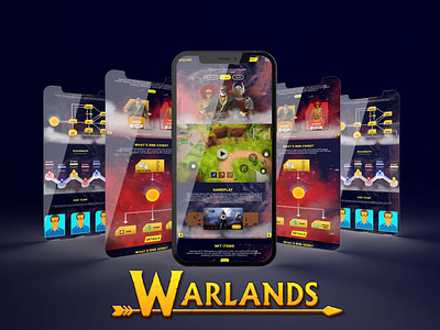 Mobile Version of 
Warlands Nft Website
