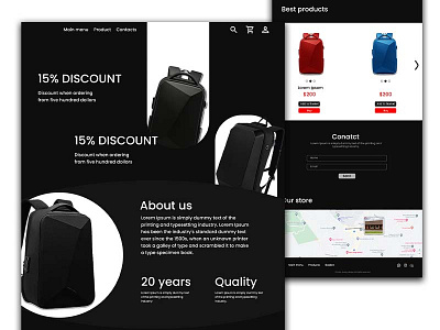 Bag E-Commerce Website