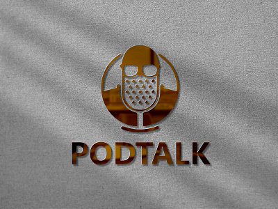will make best creative and minimalist podcast logo