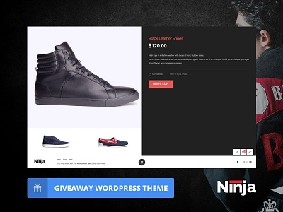 (Giveaway) Ninja - Woocommerce WordPress theme ecommerce giveaway k3nnyart ninja template theme ui ux web design woocomerce woorockets wordpress