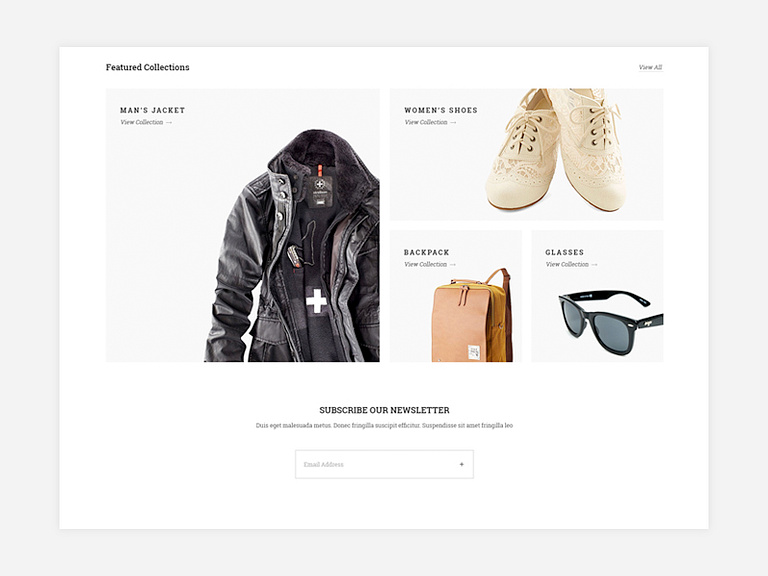 [ Freebie ] Pillow - Minimal eCommerce PSD Template by Kenny Ho on Dribbble