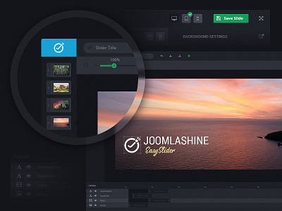 EasySlider Dashboard dashboard easeslider extensions joomlashine kenny photoshop slider vietnam