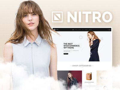 Let’s welcome the charming “eCommerce” girl... Nitro. category layout ecommerce ecommerce design. web design. ecommerce template ecommerce website psd