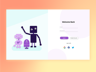 Robot ui uidesign ux uxdesign uxui web webdesign