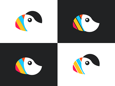 Bird logo variations animal design figma flat graphic design illustration logo