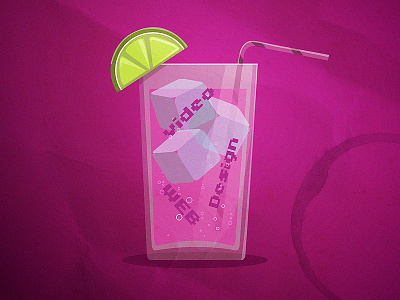 Refreshing Web Design bar cocktail design drink glass lime straw web