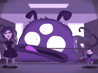 Esting Entry Animated Gif animated animatedgif esting gif monster purple