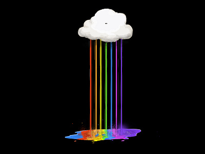 Cloud Rainbow cloud colours eyes puddle rain rainbow storm weather