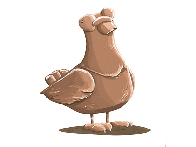 Clay Pigeon animal bird cartoon clay cute funny illustration photoshop pigeon twitter