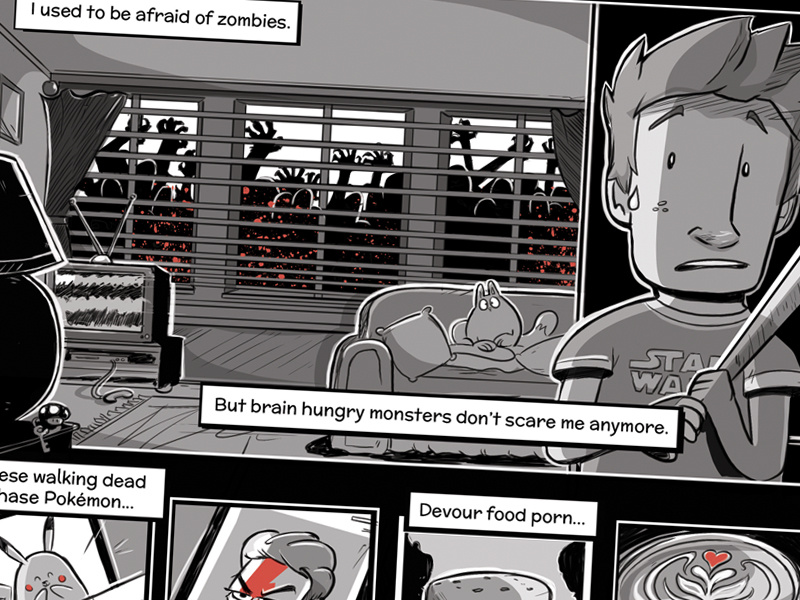 I Hate Zombies by Steve Bridger on Dribbble