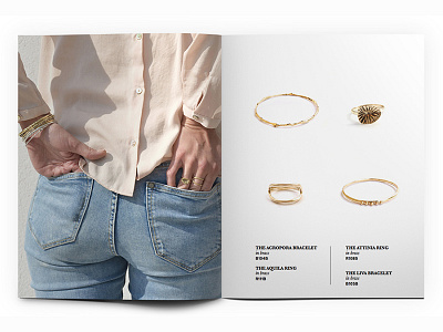 Lauren Christy Jewelry Lookbook catalog fashion jewelry layout lookbook