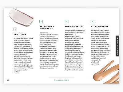 Eco Edit Magazine Spread beauty digital publication layout magazine make up typography